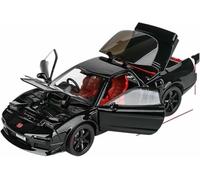 CORCI Die-Cast Metal Vehicles 1:32 Scale For Honda Nsx Na1 Simulation Car Model Dynamic Sound And Light Alloy Vehicle Toy Gift(Black)
