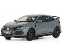 CORCI Die-Cast Metal Vehicles For Honda For Civic Type R 1:32 Scale Car Model Dynamic Simulation Vehicle Alloy Toy Exhibits Gift(Chrome)
