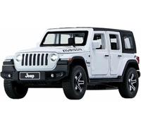 CORCI Die-Cast Metal Vehicles For Jeeps For Wrangler Suv 1:32 Scale Car Model Dynamic Simulation Vehicle Alloy Toy Exhibits Gift(White)