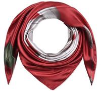 corciova 35 x 35 Womens Square Silk Like Hair Scarf Headscarf Boston Red Lotu Curly Headband TieFashion Bandana Headscarf
