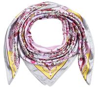 corciova Women Satin Square Silk Like Hair Scarf 35 Paisley Light Grey Curly Headband Tie Sleeping at Night Fashion Headscarf