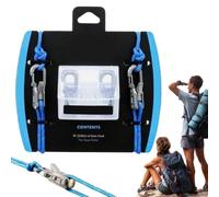 Cord And Rope Tightening And Cinching Tool With Roller-cam Techno, Tie Down Cord Cargo Tightening Rope, Non-Slip Working Gear, Moving Cargo String For Camping, Boat And Travel Use