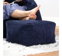 Cord Bean Bag Footstool Square BeanBag Pouffe Living Room Stool Ottoman