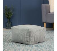 Cord Bean Bag Footstool Square BeanBag Pouffe Living Room Stool Ottoman