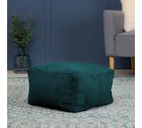 Cord Bean Bag Footstool Square BeanBag Pouffe Living Room Stool Ottoman