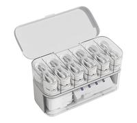Cord Box Organiser - Transparent Cable Box Practical Robust Multifunctional Charging Cable Holder Organiser for Home Office Drawer Accessories