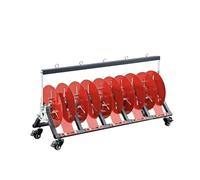 Cord Cable Reel Organizer Wire Spool Rack, Multi-Purpose Wire Dispenser Cable Wire Reel Holder, Heavy Duty Wire Spool Cart for Electrical Industrial Retail,5-Reel Cable