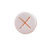 Cord Cover Hider Cable Protector,2pcs 20/25mm Round Hole Gasket Office Desk TV Console Pass Through Wire Organizer(White,25mm)