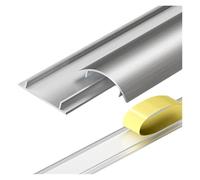 Cord Covers For Wires On Floor, Cables Hider/Protector Channels Long 39inches Cords Raceway Management System With Caps, Home Living Room Wall(NO.8)