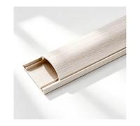 Cord Covers for Wires on Floor, Easy to Install Cable Management, Conceal Extension Cords and Cables, Organize Floor Wiring, Black, 1m Length