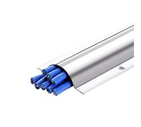Cord Hider,1 Meters Aluminum Alloy Cord Cover Wire Hider Wall Management Kit, Cable Raceway Cord Cover(No.7)