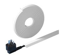 Cord Hider, Wire Cable Hider for Floor,Cord Cover Raceway Kit Channel Flexible Wires Management Concealer
