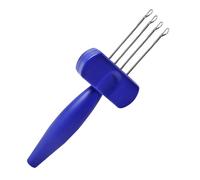 Cord Knitting Tool, Latch Hook Cord Tools, 8.27x2.76x2.76 Inches Ergonomic 3 Needle 4 Needles Craft Equipment for Weaving, Binding Off, Edging, Homemade Crafting at Home, Travel Projects