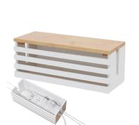 Cord Management Box Tidy Space Saving Desk Management Tray Cable Storage