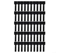 Cord Management Made 50 Adjustable Cable Holders Reusable Organization Of Data Cables And Charging Cords(Black)