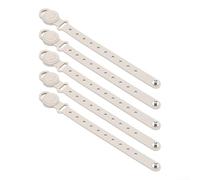 Cord Management Simplified Reusable Magnetic Silicone Ties For Home And Needs (Milk White)
