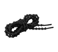 CORD ON - Elastic Round Shoelaces for Athletic Shoes, No Tie Required, Adjustable, 3.1mm x 7mm - 1 Pair (Black, 90 cm)