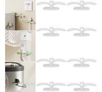 Cord Organizer For Kitchen Appliances, Cord Winder Organizer Stick On Appliance Cord Holder, Home Gadget Accessories, Upgrade Wire Organizer Wire Wrapper for Kitchen Mixers, Coffee Maker(White,8pcs)