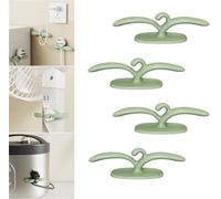 Cord Organizer For Kitchen Appliances, Cord Winder Organizer Stick On Appliance Cord Holder, Home Gadget Accessories, Upgrade Wire Organizer Wire Wrapper for Kitchen Mixers, Coffee Maker(Green,4pcs)