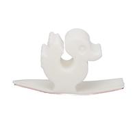 Cord Organizer Home Beauty Salon Cute Duck Shaped Cable Cord Wrapper for Beauty Device Appliance (White)