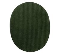 Cord Patches Green 2 Pieces - Iron on Patches Adhesive Emblem Stickers Appliques, Size: 3,8 x 4,8 inches