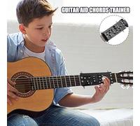 Cord Presser for Acoustic Guitar - Guitar Trainer | Learning System Portable Tool for Band Studio Practice Lessons Home Travel Ukulele