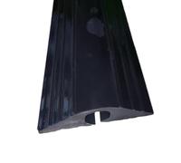 Cord Protector Floors, Cable Floor Cover, Rubber Hole Size 2cm/0.8in, Load Capacity 1t/2200lb, Suitable for Road Warehouses(100x8x3cm/39x3.1x1.2in)