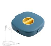 Cord Reel Cable Holder - Compact Retractable Organizer, Earplug Wire Reel, Phone Mount Stand, Travel-friendly Tool | Bedroom Dormitory Office Living Room Commuting Teen