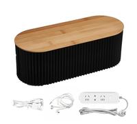 Cord Storage Organizer - Cable Holder Box, Wire Management Case, Power Strip Concealer | Desk Cable Control Solution, Home Office Setup Usage for Bedroom Study Living Room Neat Arrangement Fire