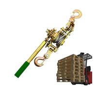 Cord Tightener Rope Tensioner - Ratcheting Manual Wire Clamp, Paracord Adjuster | Farm Fence Tie-down Tool for Machinery Automotive Camping Guyline Secure Load Tightening Device