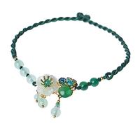 Corde de Pied Tissée à la Main Sen Département de la Personnalité Chaîne de Pied Copines Cadeau Chaîne de Cheville de Ethnique Chaîne de Cheville Rétro Chaîne de Cheville Femme