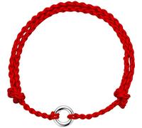 Corde Rouge Cheville Hommes Femmes Couple Une Paire De Noeud De Diamant En Agate Tissée À La Main Rétro
