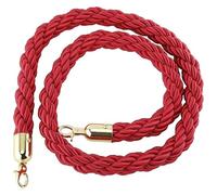 Corded barrier tape Crowd Control Barrier Rope Multicolor 0.6-3M(Red,Length 2.2M/7.2Ft/86.6In)