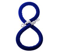 Corded barrier tape Indoor Outdoor Crowd Control Queue Barrier Rope Multicolor 2-10Ft(Blue,Length 3M/9.8Ft/118In)