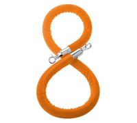 Corded barrier tape Indoor Outdoor Crowd Control Queue Barrier Rope Multicolor 2-10Ft(Orange,Length 1.7M/5.6Ft/67In)