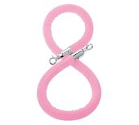 Corded barrier tape Indoor Outdoor Crowd Control Queue Barrier Rope Multicolor 2-10Ft(Pink,Length 2.7M/8.9Ft/106In)