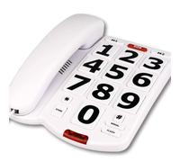 Corded Big Button Phones for Elderly, Home Landline Telephone with Extra Loud Ringer, Volume Control, Corded House Phone for Seniors and Hearing Visually Impaired Old People