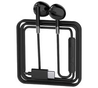 Corded Earbud HiFi Sound with Build in Mic Cord Control Noise Cancelling Cable Controlled Earphones 1.2m Long