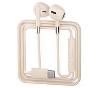 Corded Earbud HiFi Sound with Build in Mic Cord Control Noise Cancelling Cable Controlled Earphones 1.2m Long