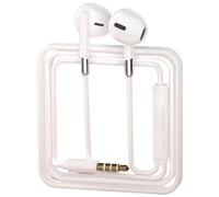 Corded Earbud HiFi Sound with Build in Mic Cord Control Noise Cancelling Cable Controlled Earphones 1.2m Long