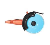 Corded Electric Handheld Concrete Saw 3000W Pure Copper Motor Rotating Handle for Grooving Cutting Work Sturdy Construction