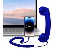 Corded Handset For Cell Phone, Retro Type-C Comfortable Home Supplies With Microphone, Cell To Landline Adapter, Handset Cells Phone Receiver For Home Kitchen Living Room Bed Bedside Bathroom Desk