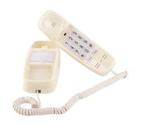 Corded Landline Phones with 110dB Loud Ringer & Flashing Visual Alert, Vintage Princess Phones Simple and Easy to Use, Home Landline Telephone for Seniors No Power Required, Retro Wall Phone - Beige