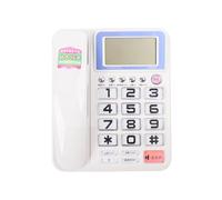 Corded Landline Telephone Landline Desktop Phone Reduction Calling Suitable for Home Hotel Corded Phone Big Button Call Display Fixed