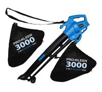 Corded Leaf Blower Garden Vacuum & Mulcher 2 x 35L Bag 6 Speed 3kW