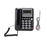 Corded Phone for Senior Landline Telephone for Visually Hearing Impaired Elderly Caller ID Speaker Amplified HD Hands Call Large Buttons Premium
