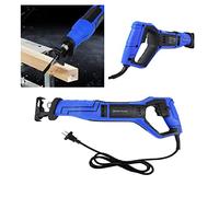 Corded Reciprocating Saw, Electric Saw Variable Speed 900W, Tool Free Blade Change, Self-Locking Speed Button, Wood Metal Cutting, Tree Pruning, 5 Saw Blades and 2 Carbon Brushes Included