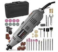 Corded Rotary Tool 150Pc Accessory Set, 135W Variable Speed Ideal for DIY Projects, Woodwork, Hobby Craft & Dremel Multi Tool Compatible Terratek Orange One Size