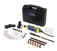 Corded Rotary Tool 80Pc Accessory Set, 135W Variable Speed Ideal for DIY Projects, Woodwork, Hobby Craft & Dremel Multi Tool Compatible Skotek Orange One Size