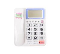 Corded Telephone Basic Landline Phone for Seniors Analog Home Phone Call Display
